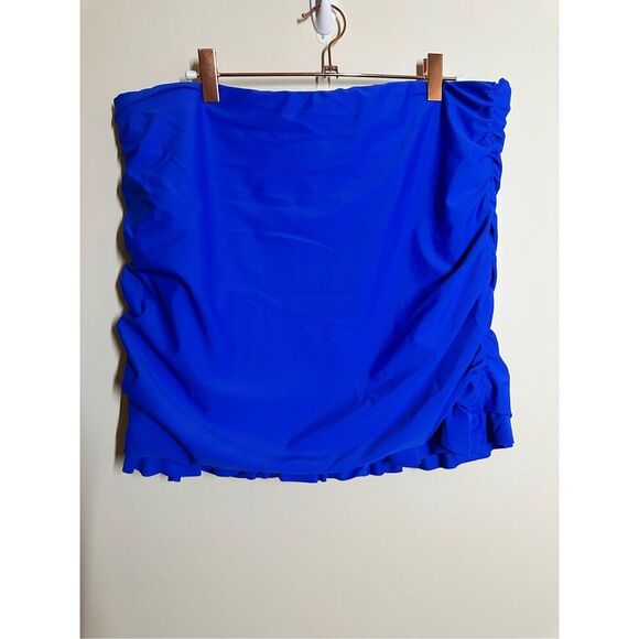 Raisins Royal Blue Echo Curve Swim Skirt Size 18 NWOT - Picture 2 of 6
